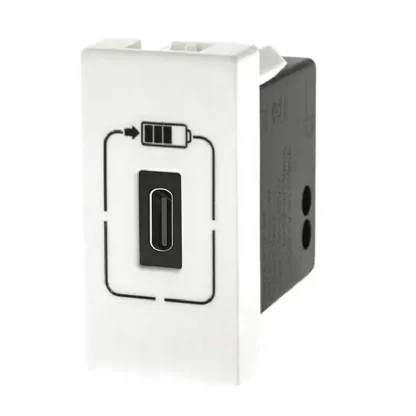 TOMADA  CARREGADOR 1X USB TIPO C 1 MODULO 1500MA BR 26501