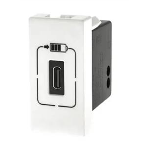 TOMADA  CARREGADOR 1X USB TIPO C 1 MODULO 1500MA BR 26501 