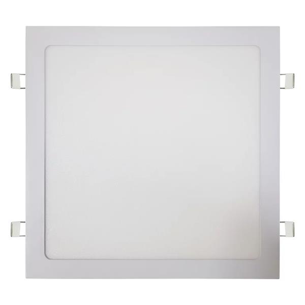 PAINEL   EMBUTIR QUADRADO SLIM DOWNLIGHT 300X300X20MM ALUMINIO 6500K - BR 24W/865 BIVOLT 1920LM 50/60HZ 110° IP20 29824