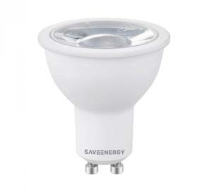 LAMPADA  LED DICROICA 7W 85-240V GU10 AM 4000K 500LM MR16 30° 30546 SE-130.562 