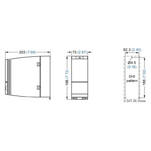 INVERSOR  FREQUENCIA G120C 0,55KW 380V 1,7A USS/MODBUS 19180 6SL32101KE118UB2 