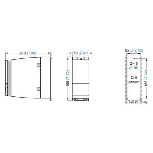 INVERSOR  FREQUENCIA G120C 0,55KW 380V 1,7A USS/MODBUS 19180 6SL32101KE118UB2 