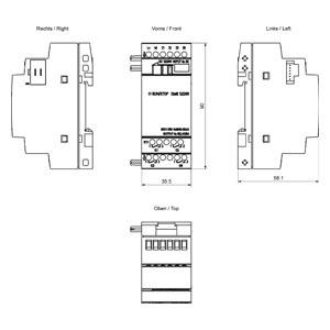 MODULO  EXPANSAO DM8 12/24VDC 4 DI 4 DO 70003 6ED10551MB000BA2 