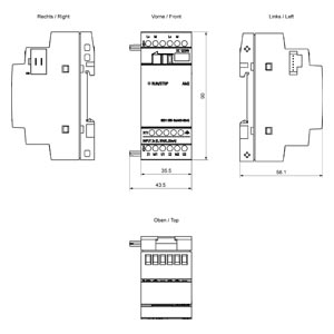 MODULO  EXPANSAO AM2 12/24VDC 2 AI 70004 6ED10551MA000BA2 