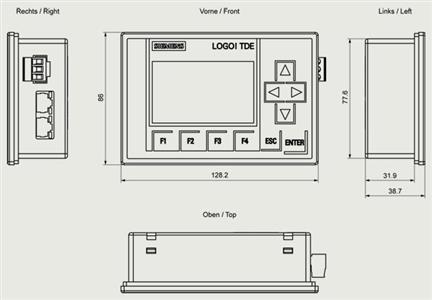 INTERFACE  8 TE 6 LINHAS 2 PORTAS ETHERNET 70007 6ED10554MH080BA1 