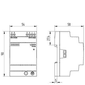 FONTE  ALIMENTACAO POWER 24VDC 2,5A 70008 6EP33326SB000AY0 