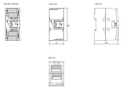 MODULO  EXPANSAO SM 1221 24VDC 16 DI 70013 6ES72211BH320XB0 