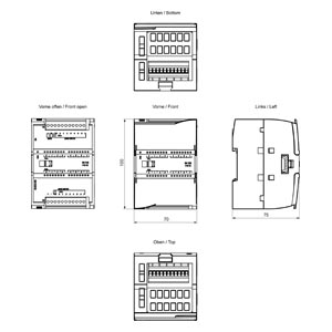 MODULO  EXPANSAO SM 1226 24VDC F-DI 16 70014 6ES72266BA320XB0 