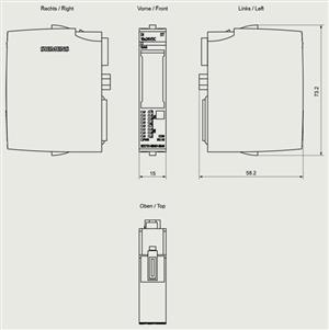 MODULO  DIGITAL 24VDC 16 DI 70044 6ES71316BH010BA0 