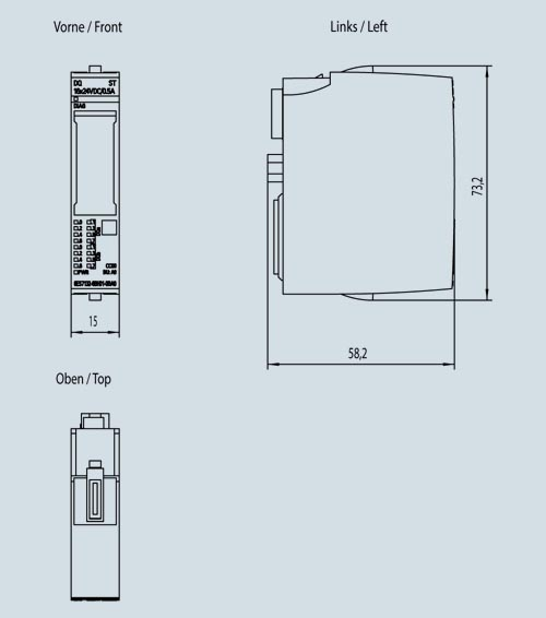 MODULO  DIGITAL 24VDC 16 DO 70049 6ES71326BH010BA0 