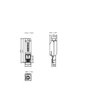 CONECTOR  DADOS ETHERNET 2X2 RJ45 70055 6GK19011BB102AA0 